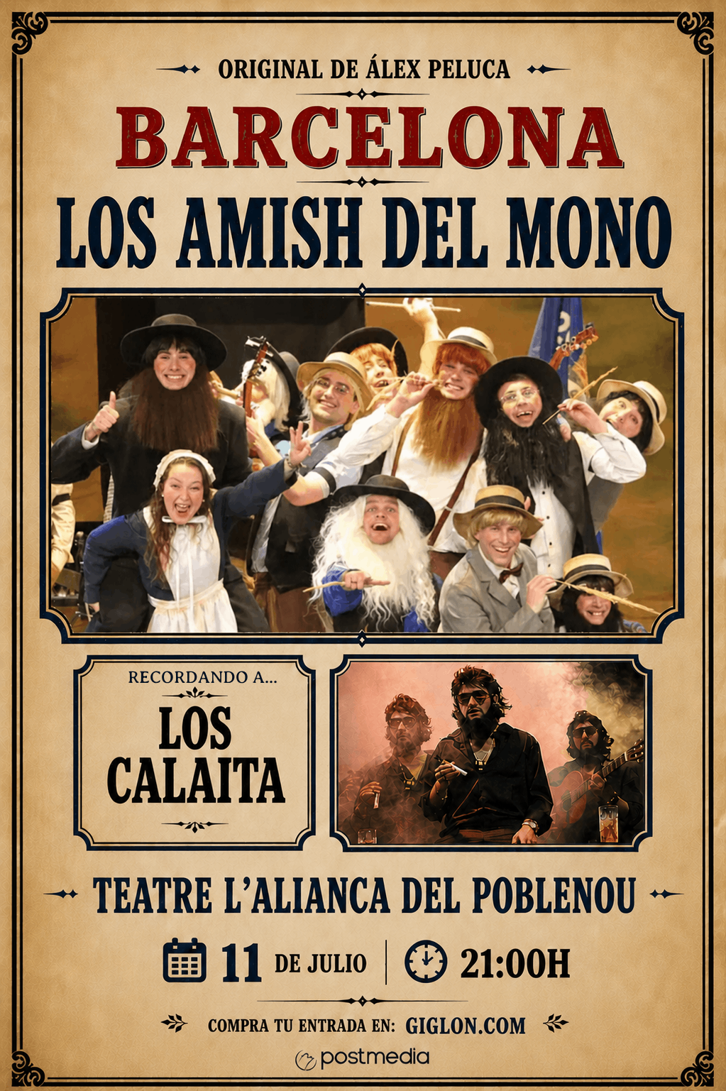 LOS AMISH DEL MONO - CHIRIGOTA DEL PELUCA - BARCELONA