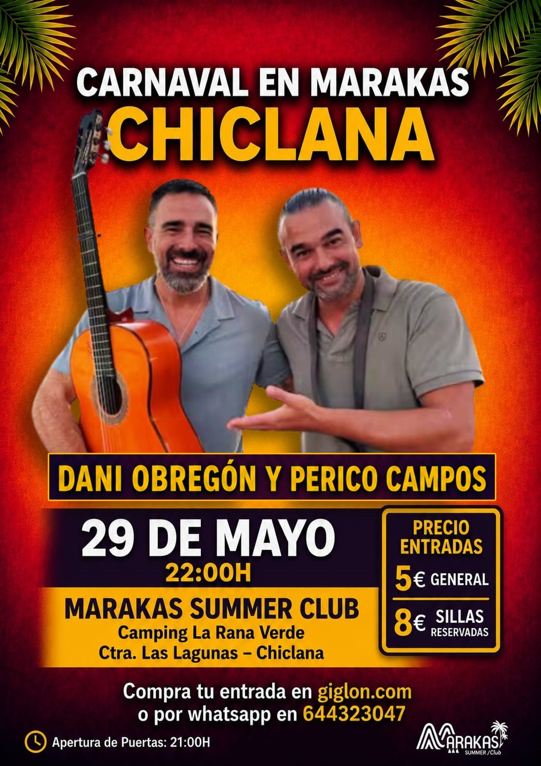 DANI OBREGÓN Y PERICO CAMPOS - CARNAVAL EN CHICLANA