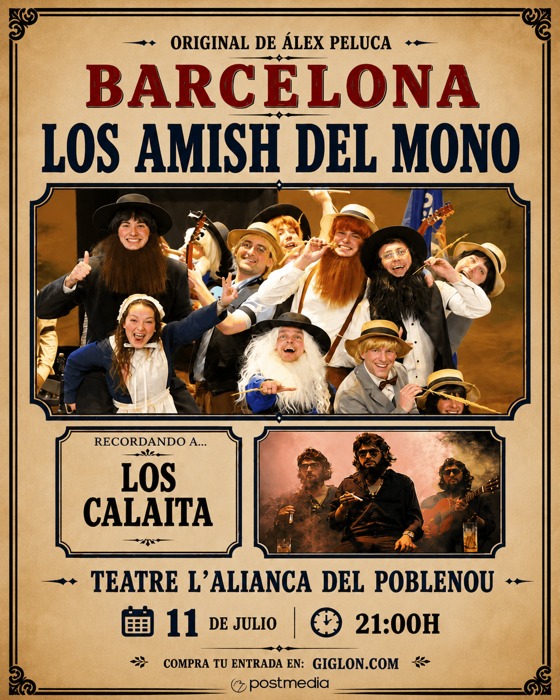 LOS AMISH DEL MONO - CHIRIGOTA DEL PELUCA 